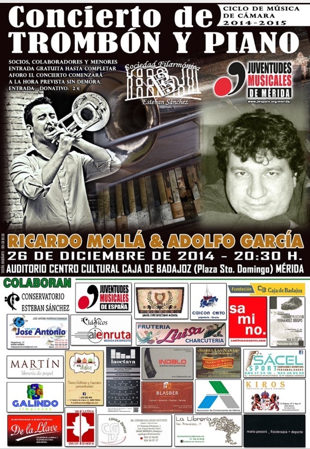 Concierto de Trombón y Piano en Mérida