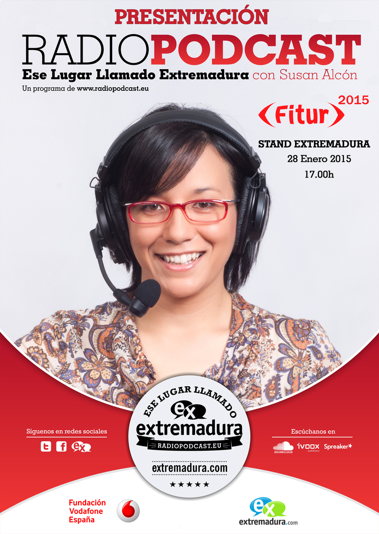 Normal presentacion del programa de radio podcast ese lugar llamado extremadura en fitur 2015