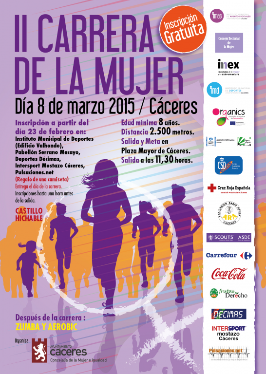 II Carrera de la Mujer, Ciudad de Cáceres