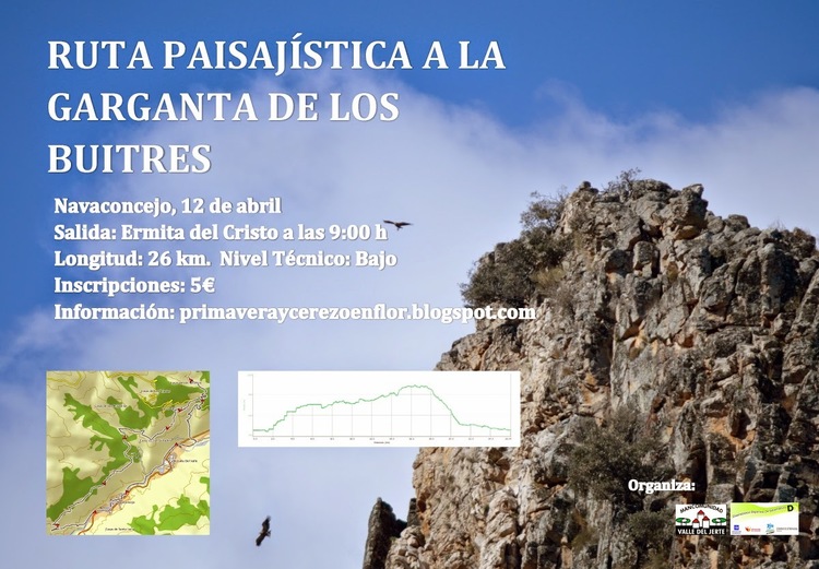 Ruta paisajística Garganta de los buitres en Navaconcejo
