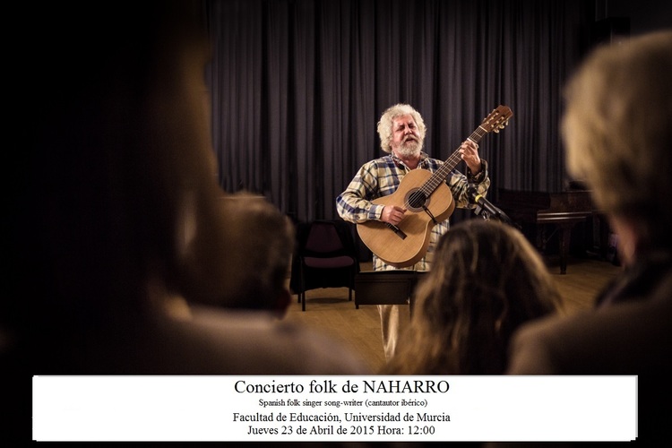 Concierto folk del cantautor NAHARRO en Murcia