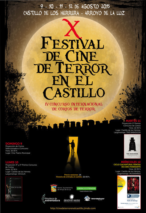 X Festival de Cine de Terror en el Castillo - Arroyo de la Luz