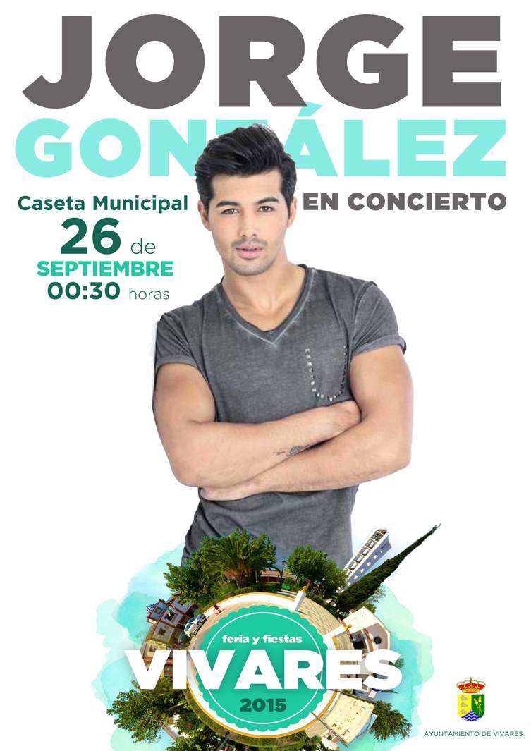 Concierto de Jorge González - Ferias y Fiestas de Vivares
