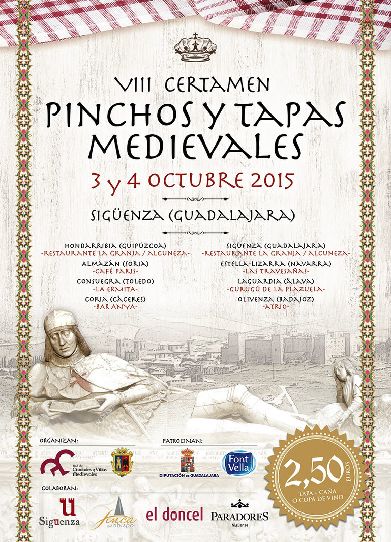 VIII Certamen de pinchos y tapas medievales - Sigüenza, Guadalajara