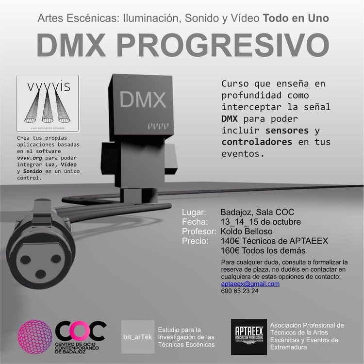 Hecho de Vagabundo Abundancia DMX Progresivo - Curso Artes Escénicas: Iluminación , Sonido y ...