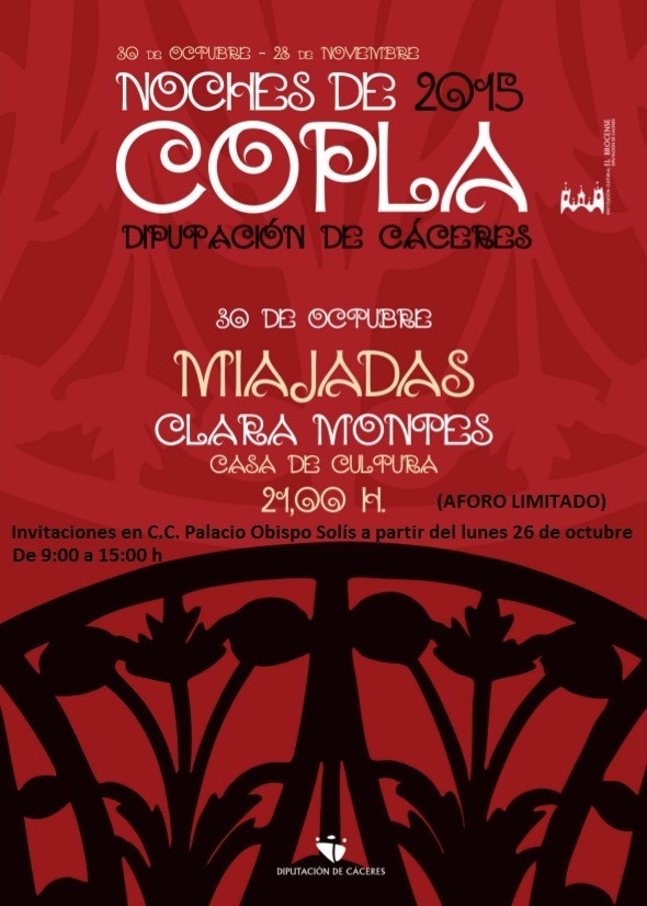 Clara Montes en Concierto - Cantando Coplas - Miajadas