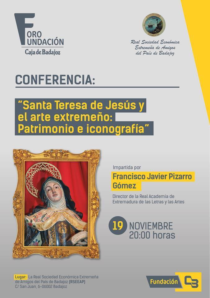 Normal conferencia santa teresa de jesus y el arte extremeno patrimonio e iconografia
