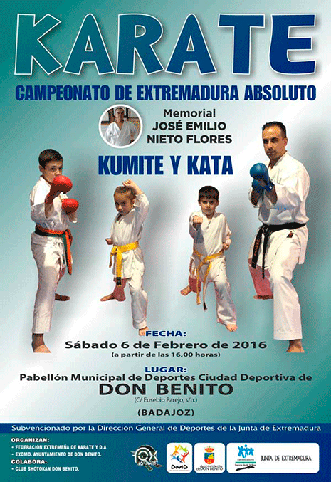 Normal campeonato de extremadura absoluto de karate en don benito