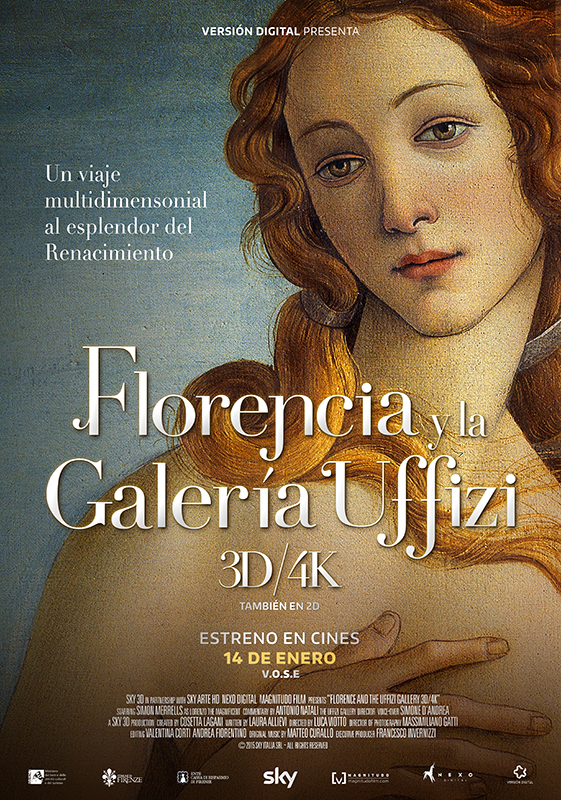Cine documental "Florencia y la Galería de los Uffizi: Un viaje al corazón del Renacimiento" - Cáceres