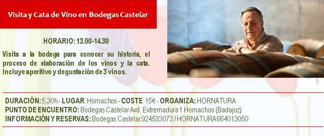 Visita y Cata de Vino en Bodegas Castelar de Hornachos
