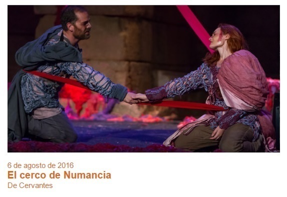 Teatro "El Cerco de Numancia" en Casas de Reina