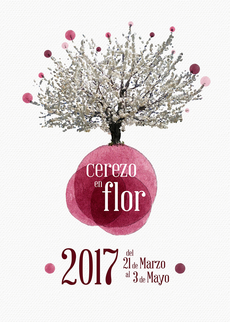 Primavera y cerezo en Flor en el Valle del Jerte 2017