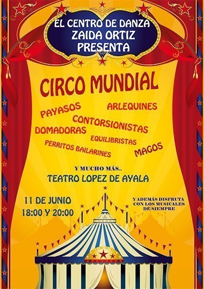 Normal espectaculo circo mundial del centro de danza zaida ortiz en badajoz