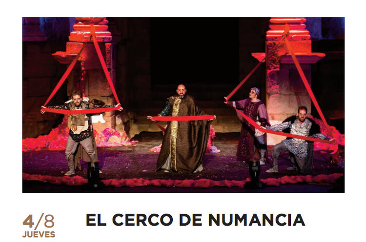 Teatro "El Cerco de Numancia" en Alcántara