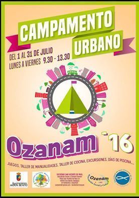 Normal campamento urbano ozanam 2016 en don benito