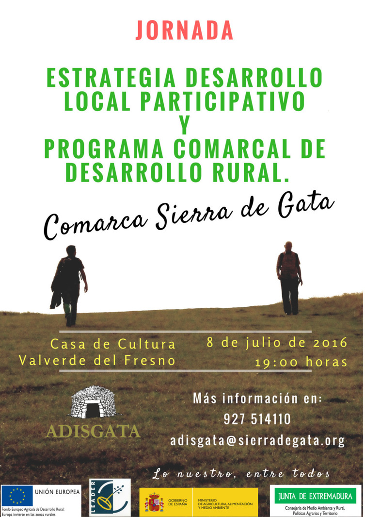 Normal jornada estrategia desarrollo local participativo y programa comarcal de desarrollo rural de sierra de gata