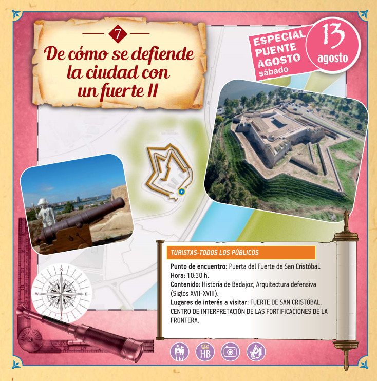 Visita guiada al Fuerte de San Cristóbal en Badajoz