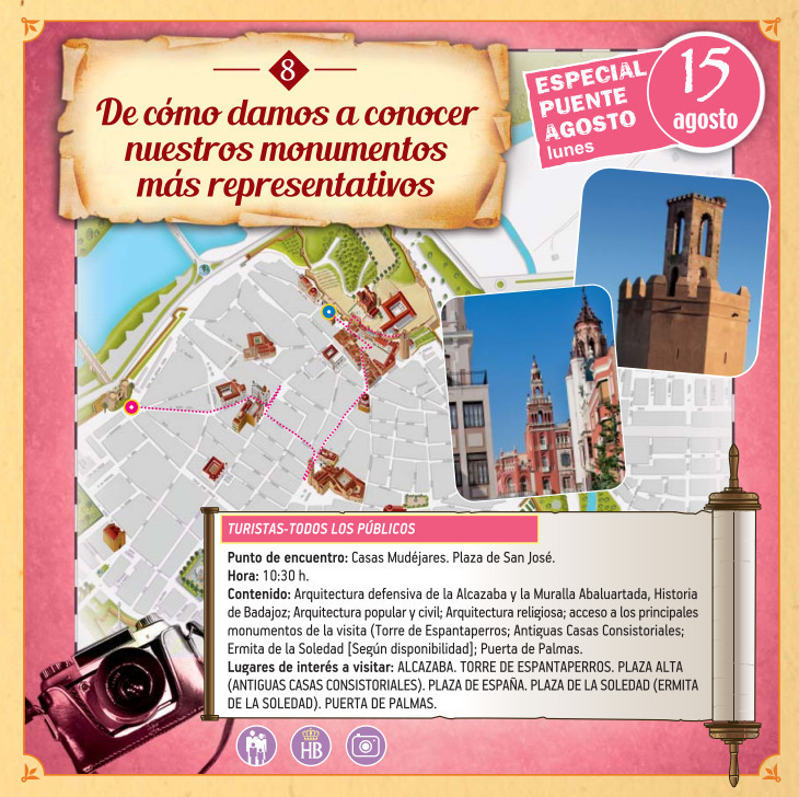Visita guiada a los Monumentos más emblemáticos de Badajoz