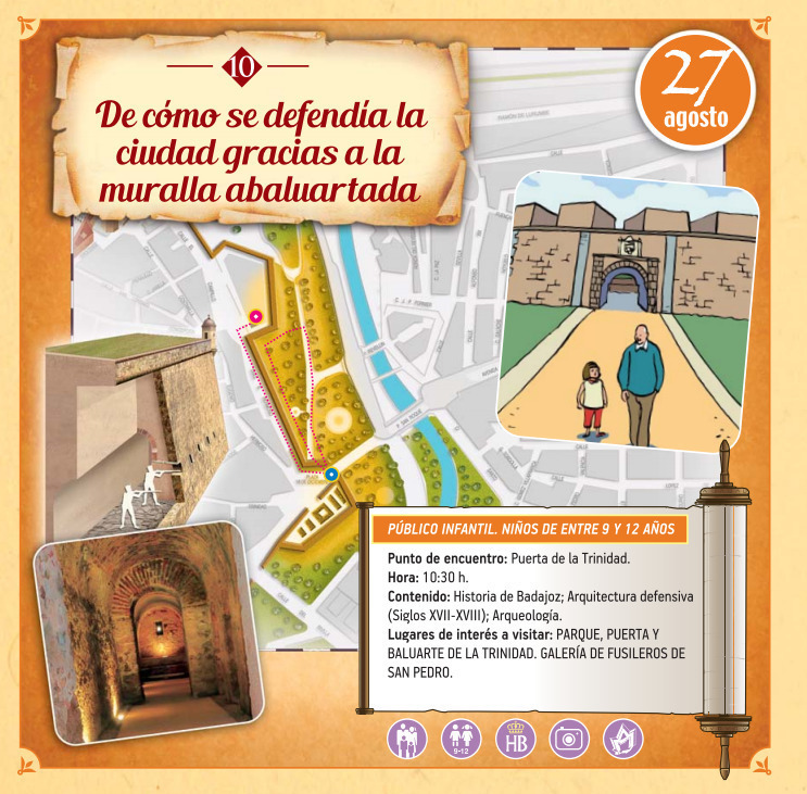 Visita guiada a la Puerta de Trinidad en Badajoz