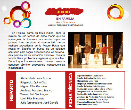 Teatro 'En Familia' en Badajoz
