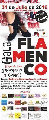 Gala de flamenco en Monterrubio de la Serena