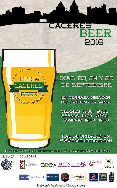 Feria de cerveza Artesanal Cáceres Beer 2016
