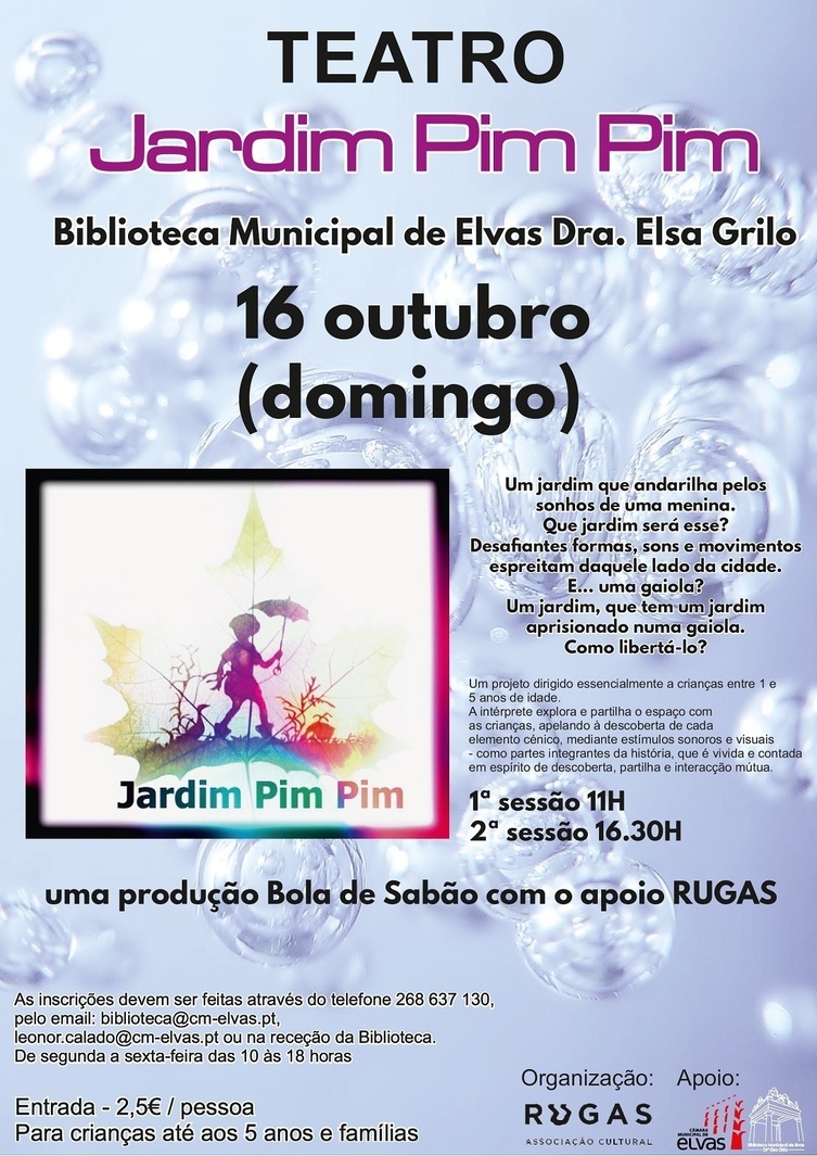 Teatro Infantil "Jardim Pim Pim" - doble sésion
