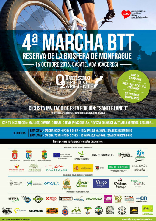 IV Marcha BTT 2016 - Reserva de la Biosfera de Monfragüe