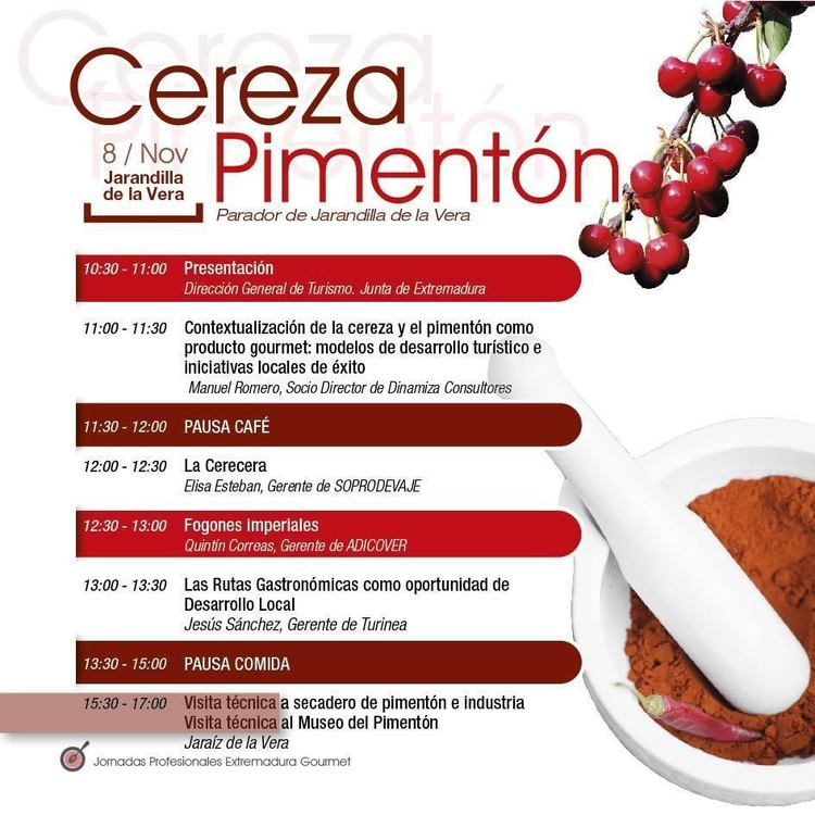 Jornada profesional sobre el pimentón y la cereza - Extremadura gourmet