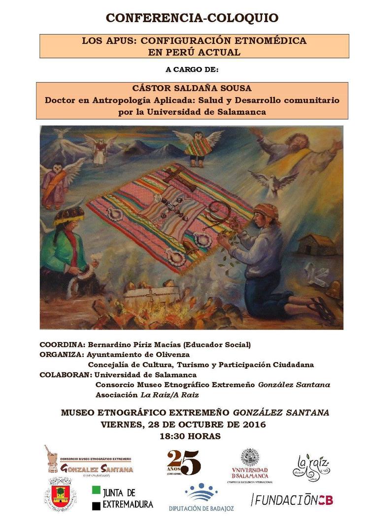 Conferencia-coloquio "Los Apus: Configuración Etnomédica en Perú actual"