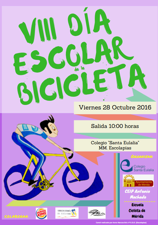 VIII Día Escolar de la Bicicleta en Mérida