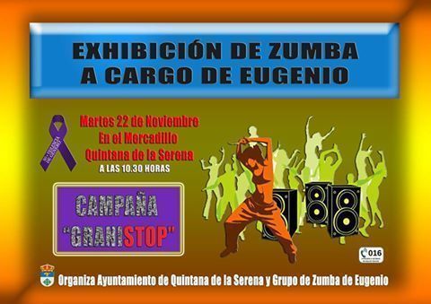 Exhibición de Zumba en Quintana de la Serena