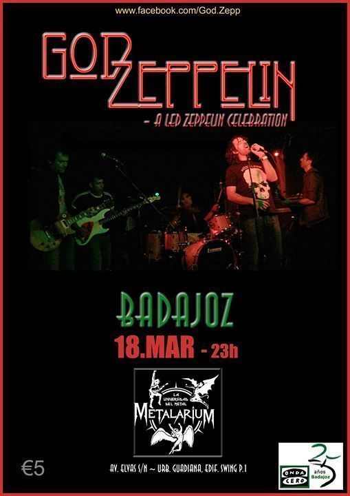 God Zeppelin - Badajoz (Tributo Led Zeppelin)