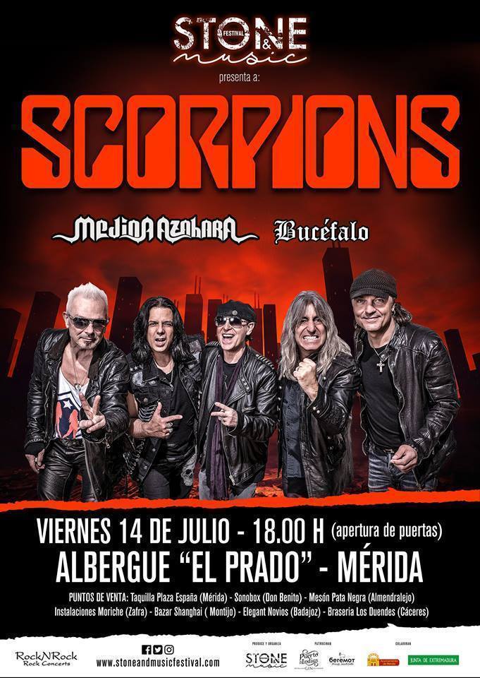 Stone & Music Festival: Scorpions - Mérida