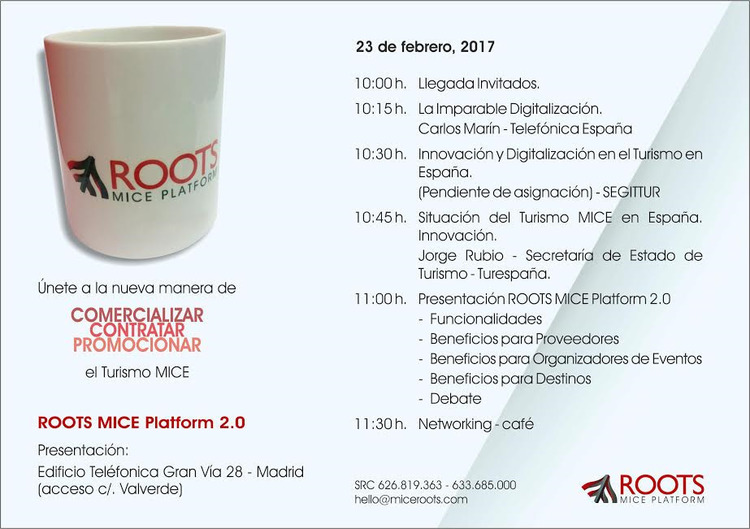 Presentación de Roots Mice Platform en Madrid