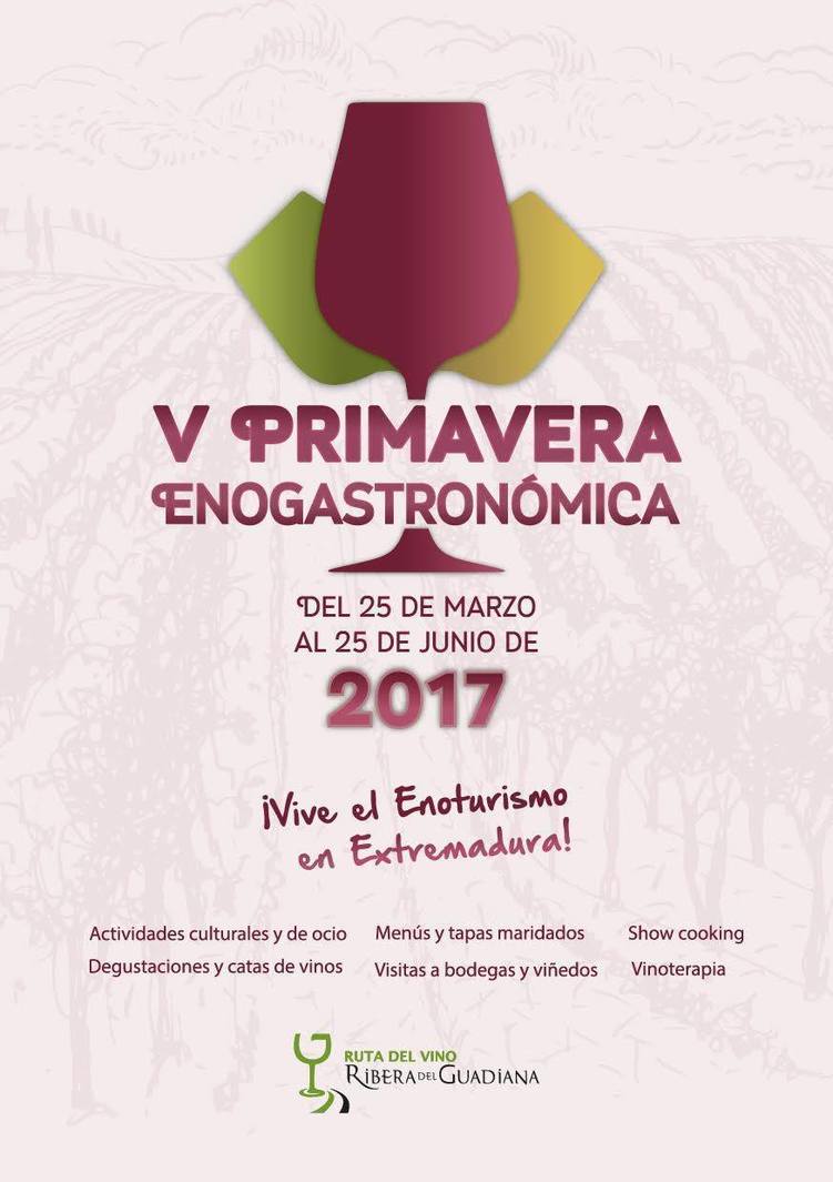 V Primavera Enogastronómica -  ¡Vive el Enoturismo en Extremadura!