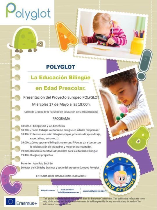 Presentación de proyecto "Polyglot": La Educación Bilingüe en Edad Prescolar