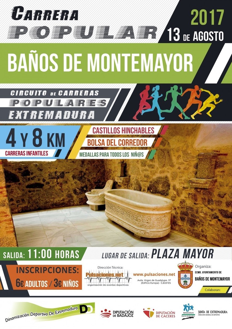 Carrera Popular Baños de Montemayor 2017