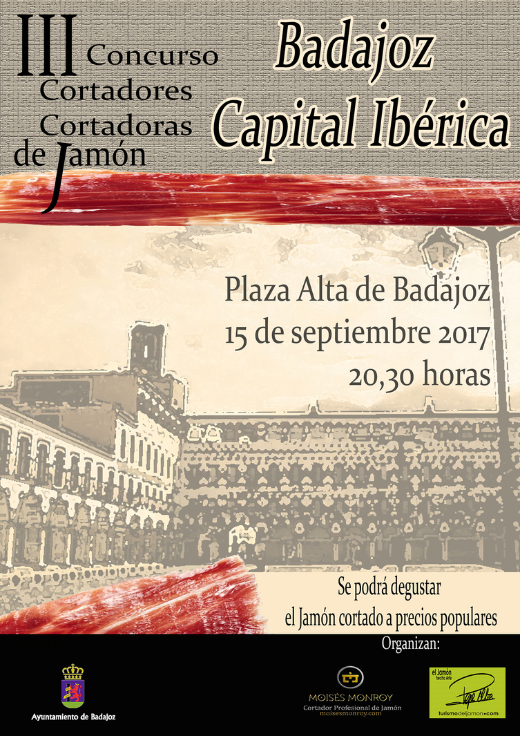 III Concurso de Cortadoras y Cortadores de Jamón Badajoz Capital Ibérica