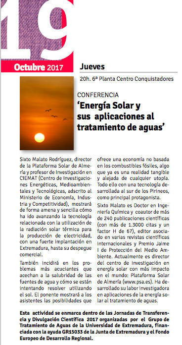 Normal conferencia energia solar y sus aplicaciones al tratamiento de aguas en badajoz 27