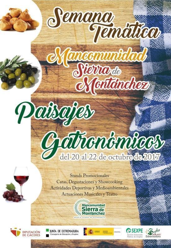 Semana Temática Mancomunidad Sierra de Montánchez "Paisajes Gastronómicos"