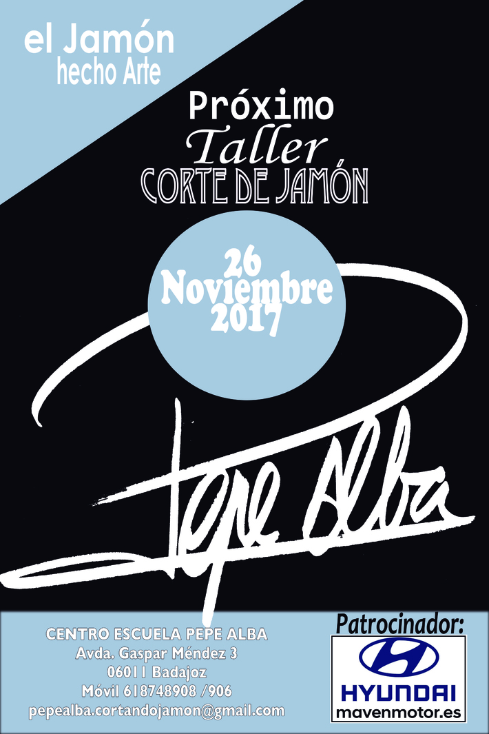 26-11-2017 Taller Corte de Jamón -Centro Escuela Pepe Alba