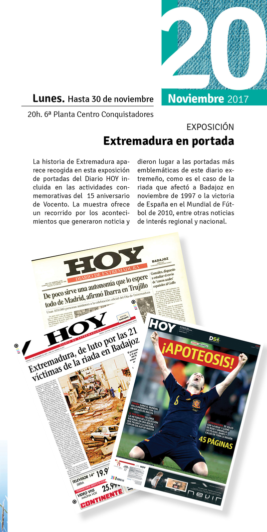 Exposición "Extremadura en portada" - Badajoz