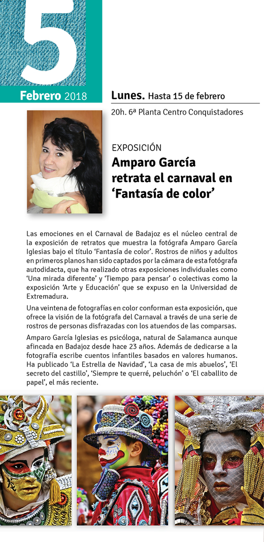 Normal exposicion amparo garcia retrata el carnaval en fantasia de color badajoz 47
