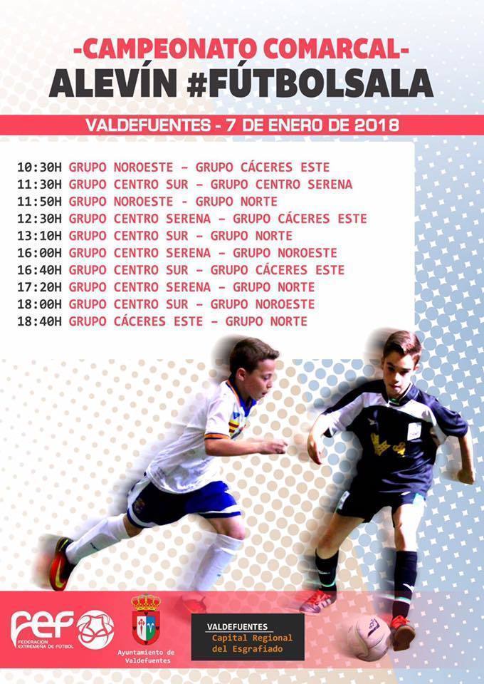 Campeonato de Extremadura Comarcal de Fútbol Sala Alevín