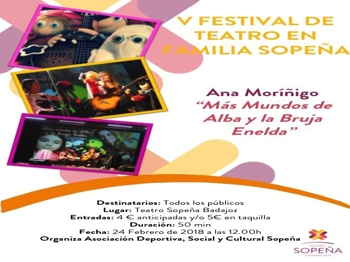 5º Espectáculo V Festival de teatro en Familia Sopeña Badajoz