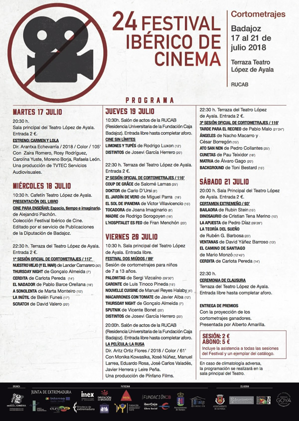 24º Festival Ibérico de Cinema - Badajoz
