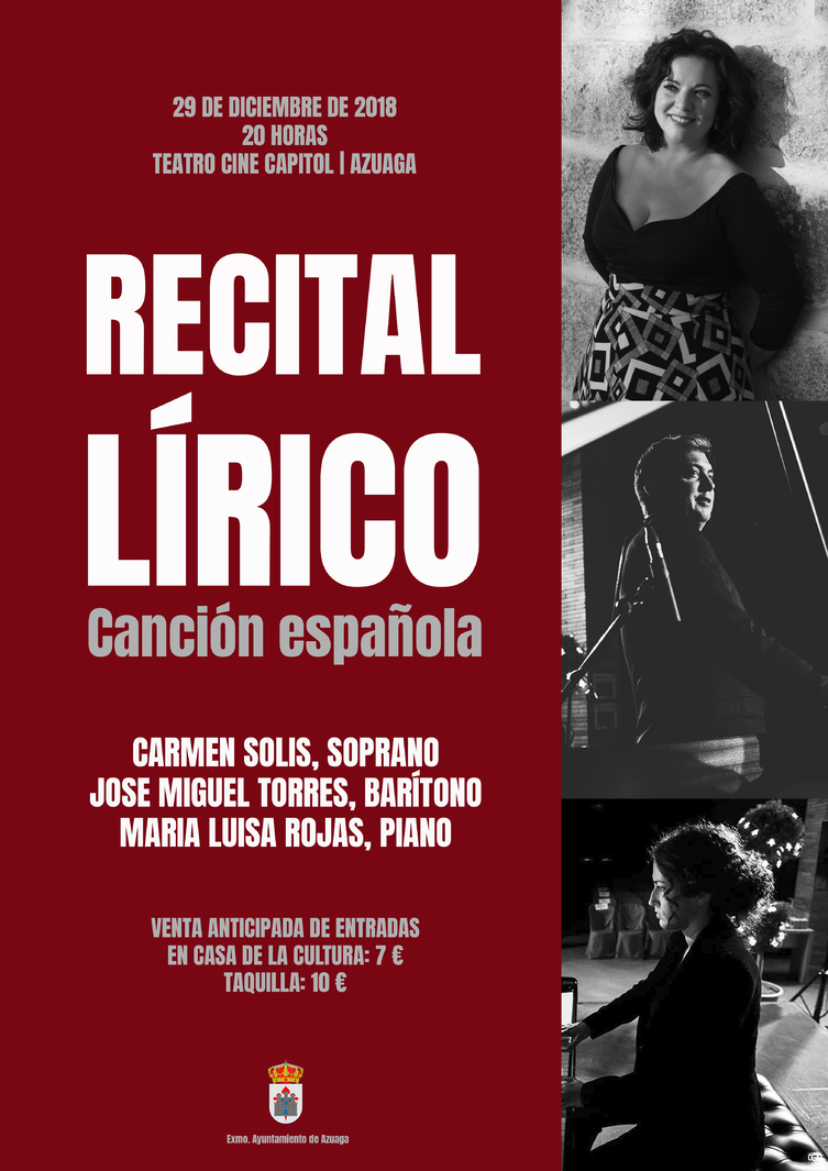 Recital lírico. Canción Española