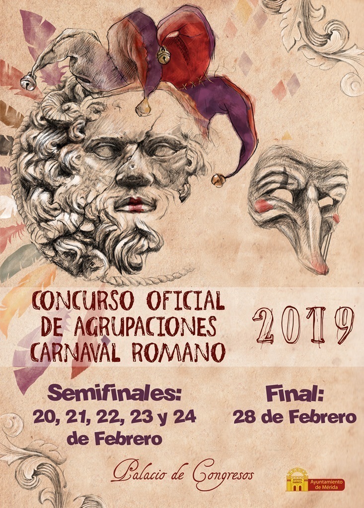 Normal concurso oficial de agrupaciones carnaval romano merida 72
