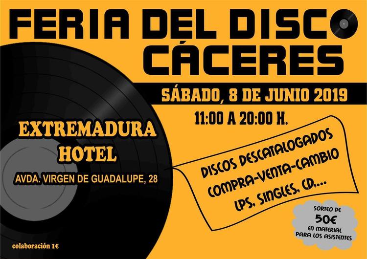 FERIA DEL DISCO CACERES - SABADO 8 de JUNIO - Hotel EXTREMADURA
